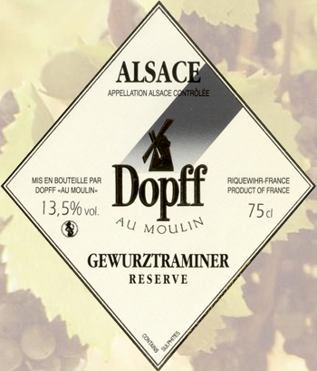 Vin Alsace Gewurztraminer R�serve 2011