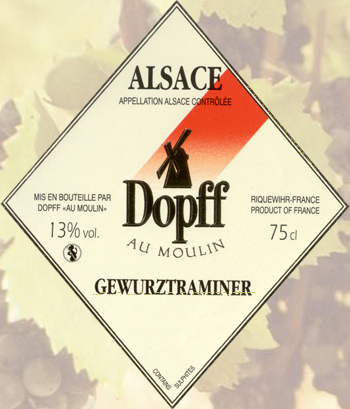 Vin Alsace Gewurztraminer 2012