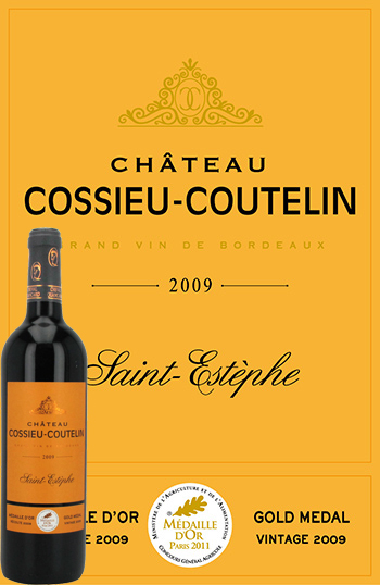 Vin Bordeaux Ch�teau Cossieu-Coutelin 2009