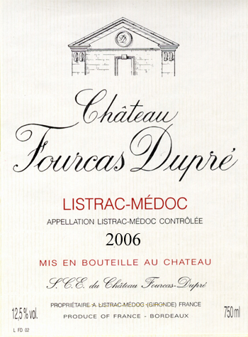 Vin Bordeaux Ch�teau Fourcas Dupr� 2010