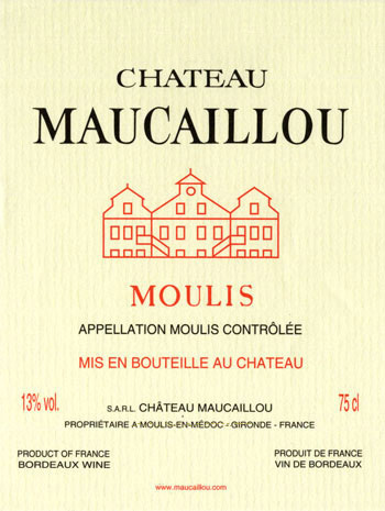 Vin Bordeaux Ch�teau Maucaillou 2010
