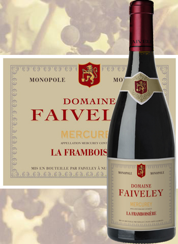 Vin Bourgogne Mercurey La Framboisière 2011