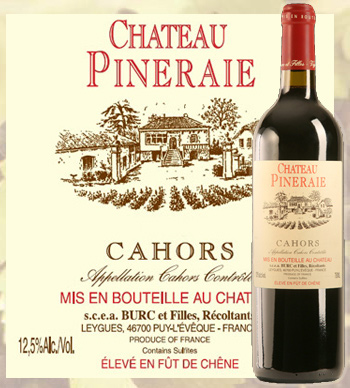 Vin Cahors Ch�teau Pineraie 2008