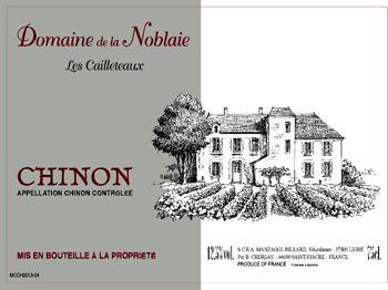Vin Val de Loire Domaine De La Noblaie 2011