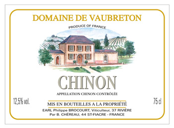 Vin Val de Loire Domaine De Vaubreton 2011