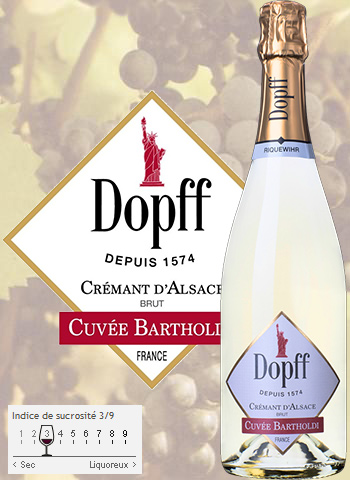 Crémant Cuvée Bartholdi Brut Dopff au Moulin 2016