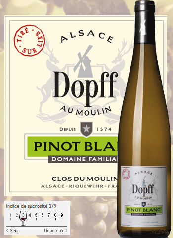 Pinot Blanc Tiré Sur Lies Dopff au Moulin 2016