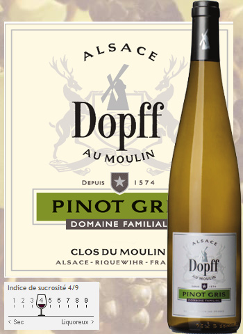 Pinot Gris De Riquewihr Dopff au Moulin 2014