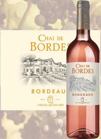 Chai De Bordes Rosé 2019 Bordeaux Cheval Quancard