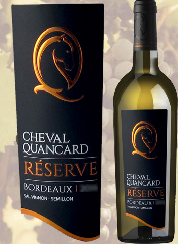 Cheval Quancard Réserve Blanc 2016 Bordeaux