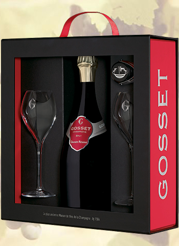 Coffret Champagne Luxe Grande Réserve Brut Gosset