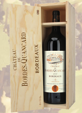 Coffret Bordeaux Magnum Château De Bordes-Quancard 2012