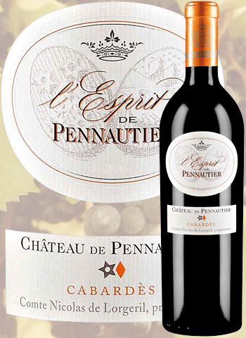 L'esprit de Pennautier 2015 Magnum Cabardès Lorgeril