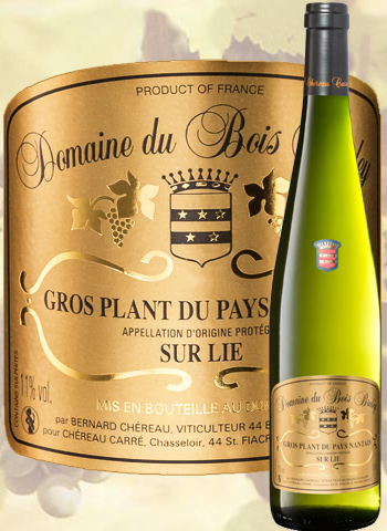 Domaine Du Bois Bruley 2017 Gros-Plant du Pays Nantais Chéreau carré