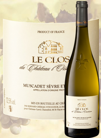 Le Clos l'Oiseliniere 2014 Muscadet Chéreau carré